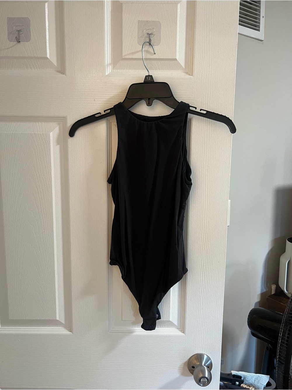 SKIMS Black One-Piece Bodysuit